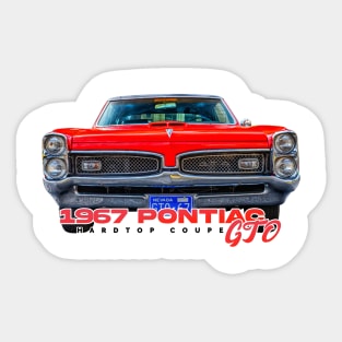 1967 Pontiac GTO Hardtop Coupe Sticker